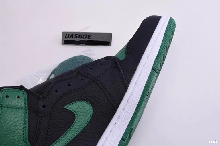 Cheap 555088-030 Jordan Pine 1  Black Retro High Green 0519